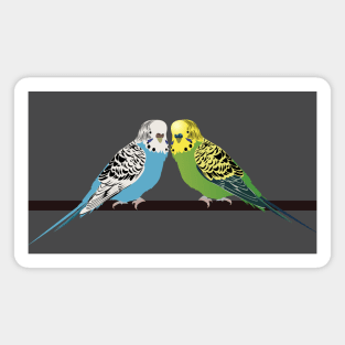 Adorable Parakeets Magnet